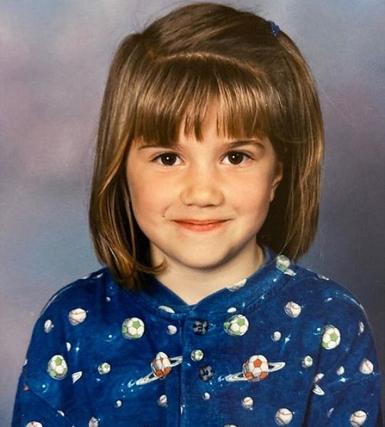 elise bauman childhood pic