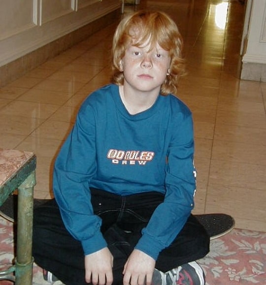 adam hicks childhood pic