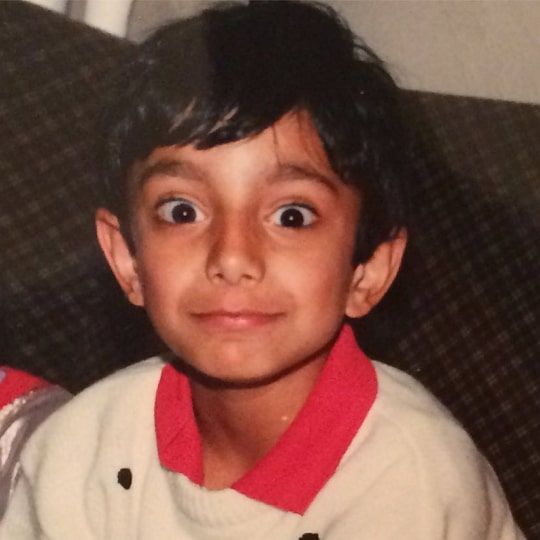 riz ahmed childhood pic