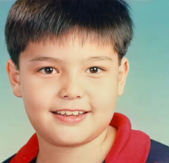 dingdong dantes childhood pic