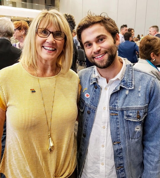 jake borelli mother